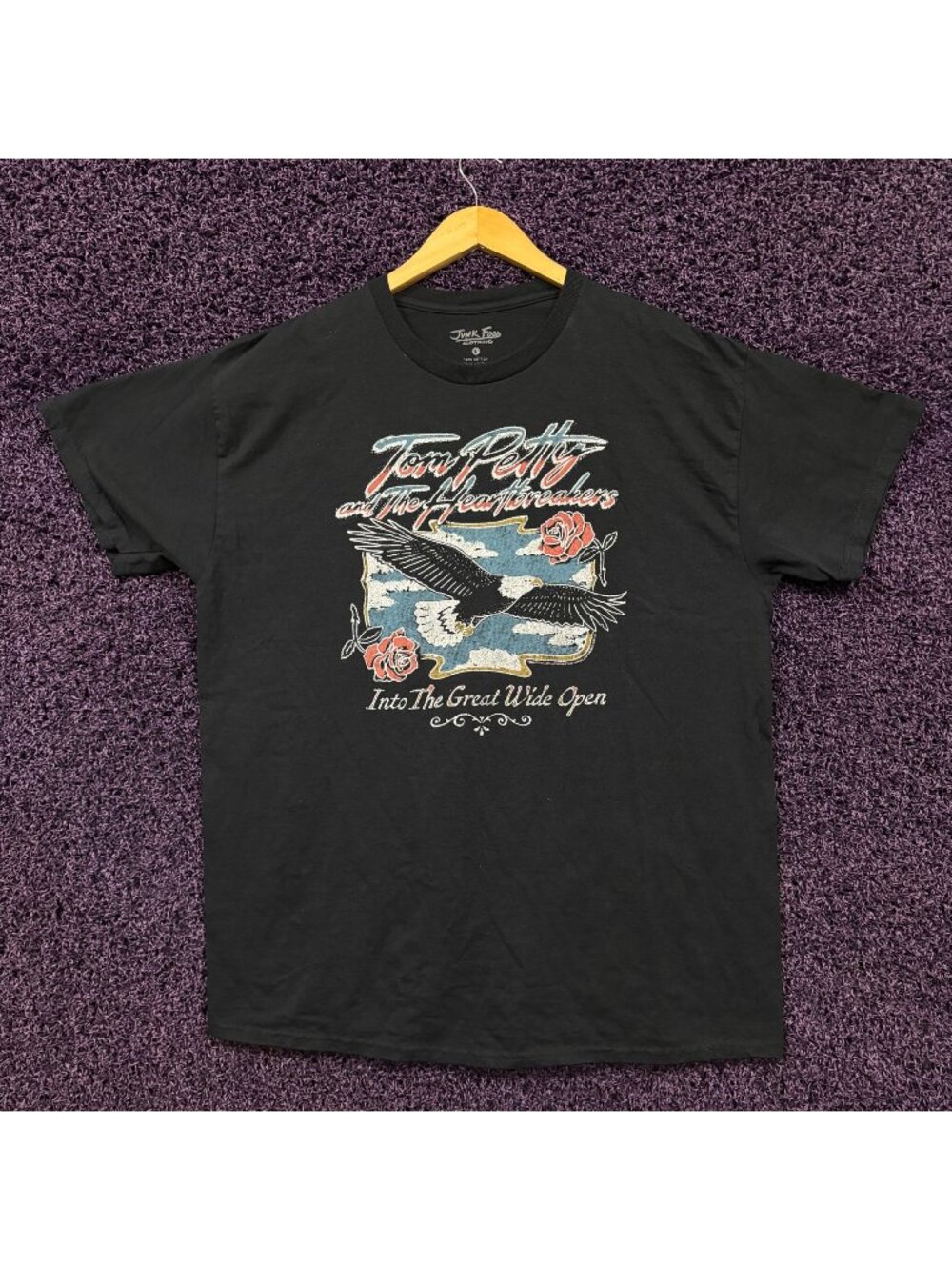 Tom Petty & The Heartbreakers Into Great Wide Open T-Shirt L